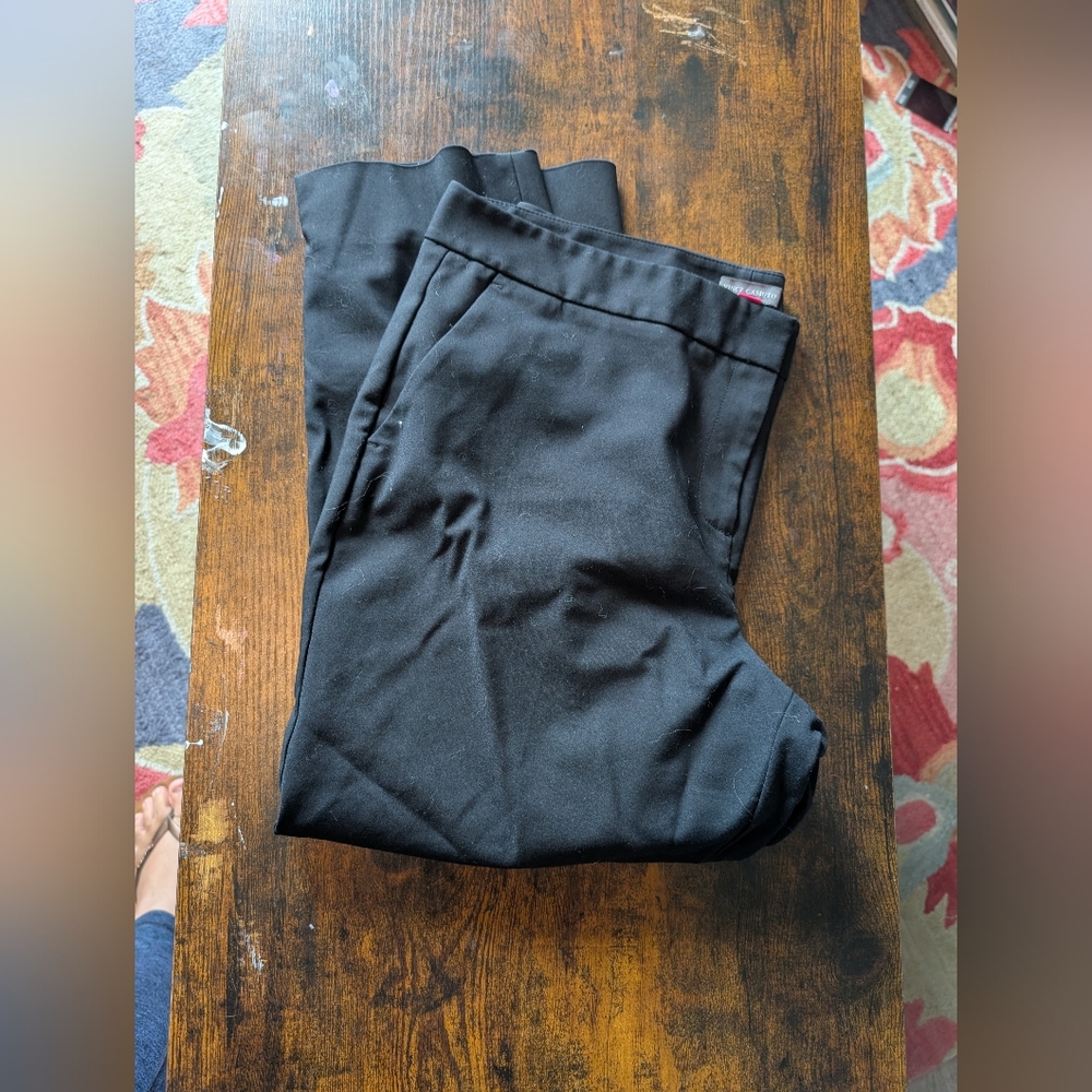 Black Career Dress Pants‎ Work Office Trousers Business Casual